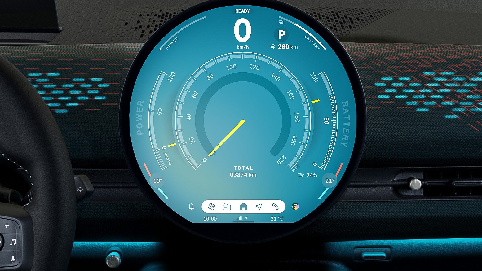 السيارة MINI Aceman الكهربائية بالكامل - التجربة الرقمية - الوضع 02